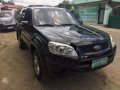 2011 Ford Escape XLS 4x2 AT Black For Sale -0