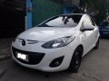 Mazda 2 2014 WHITE FOR SALE-0