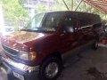 2002 Ford E-150 Chateau Red Van For Sale -5