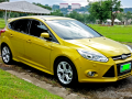 FORD FOCUS 2014 YELLOW FOR SALE-0