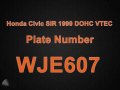 Original Honda Civic SIR 1999 DOHC VTEC PADEK454 not LXi VTi Hatchback-1