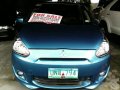 FOR SALE BLUE Mitsubishi Mirage 2013-2