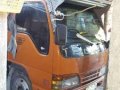 Isuzu Elf Manual Orange Truck For Sale-0
