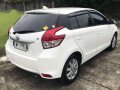 Toyota YARIS 1.3E AT 2016 White For Sale -0