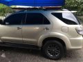 Toyota Fortuner G 2015 MT Beige For Sale -1