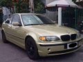 2002 BMW 318i AT Golden Sedan For Sale -0