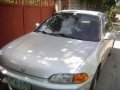 Honda Civic ES MT White Sedan For Sale -0