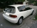 Honda Civic HB 1993 MT White For Sale -3