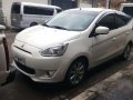 2014 Mitsubishi Mirage GLS HB White For Sale -0