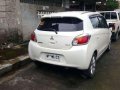 2014 Mitsubishi Mirage GLS HB White For Sale -1