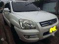 2008 Kia Sportage AT White SUV For Sale -1