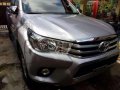 Toyota Hilux G 2017 MT Silver For Sale -1
