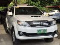 2013 Toyota Fortuner G AT White For Sale -1