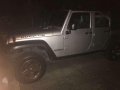 2010 Jeep Wrangler Rubicon Silver for sale -1