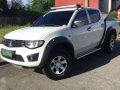 2012 Mitsubishi Strada MT White For Sale -1