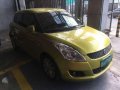 2013 Suzuki Swift AT Yellow For Sale -1