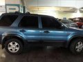 2002 Ford Escape MT Blue SUV For Sale -2