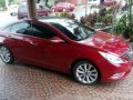 Sonata Hyundai sedan red for sale -3