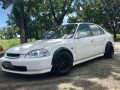 Honda civic sedan white for sale -0