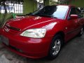 Honda Civic 2002 Manual Red Sedan For Sale -0