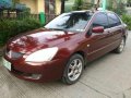 2005 Mitsubishi Lancer gls AT red for sale -4