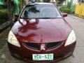 2005 Mitsubishi Lancer gls AT red for sale -1