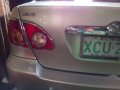 Toyota Corolla Altis 2002 1.6E Silver For Sale -2