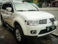 2013 Mitsubishi Montero Sport GLX AT pearl white for sale -1