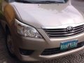 Toyota Innova E Diesel 2012 Beige For Sale -8