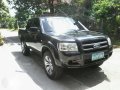 2007 Ford Ranger 4x4 AT Black Pickup For Sale -1