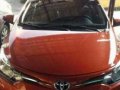 Orange Toyota Vios 2016 mdl for sale -1
