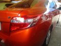 2016 Toyota Vios E AT Orange Sedan For Sale -4