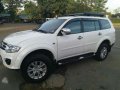 2014 Mitsubishi Montero Gls V AT White For Sale -0