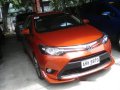 Toyota Vios 2015 ORANGE FOR SALE-0