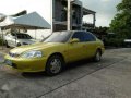 Honda Civic Vti 1999 SiR AT Yellow For Sale -3