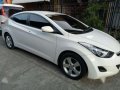 Hyundai Elantra 2012 1.6 AT White For Sale -1