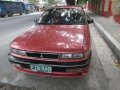 MItsubishi Galant 1990 red for sale -1