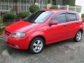 2007 CHEVROLET AVEO AT Red HB For Sale -0