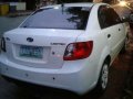 Fresh 2011 KIA RIO MT White Sedan For Sale -9