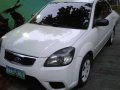 Fresh 2011 KIA RIO MT White Sedan For Sale -6