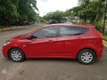 2OI4 Hyundai Accent MT Hatchback Diesel Red For Sale -3