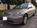 Honda Civic VTi-S 2003 AT Beige For Sale -0