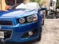 2015 Chevrolet Sonic LTZ AT Blue For Sale -5