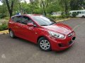 2OI4 Hyundai Accent MT Hatchback Diesel Red For Sale -0