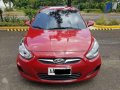 2OI4 Hyundai Accent MT Hatchback Diesel Red For Sale -1