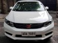 2013 Honda Civic 1.8 AT White For Sale -0