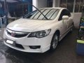 2010 Honda Civic 1.8 S AT White Sedan For Sale -1