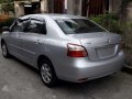 2009 Toyota Vios E silver color for sale -2