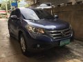 Fresh 2012 Honda Crv 4x2 AT Blue For Sale -1