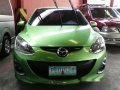 Fresh Mazda 2 2010 AT Green HB For Sale -2